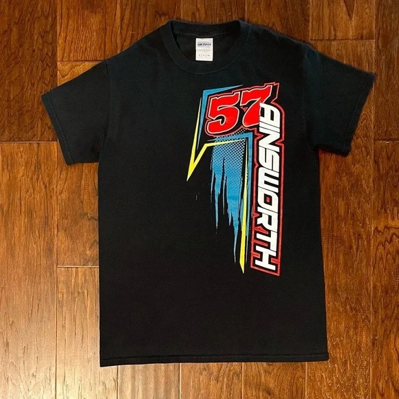 Vintage 57 Randy Ainsworth Racing Graphic T-Shirt - Picture 1 of 8